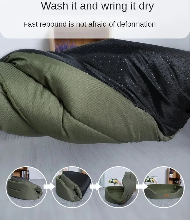 SnuggleNest Deluxe: Soft Bed and Blanket for Cats and Dogs