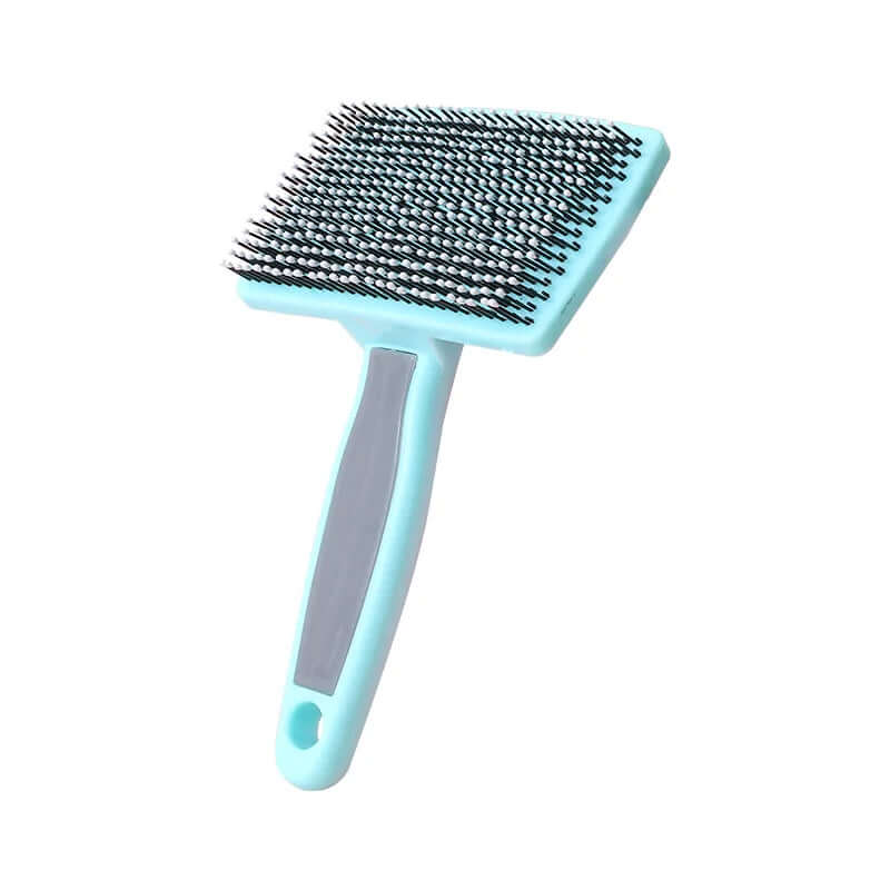 FurMaster Deluxe: Soft Grip Stainless Steel Comb for Pet Grooming