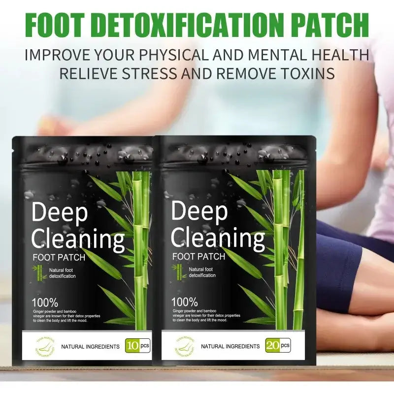 Bamboo Detoxifying Foot Patches  Natural