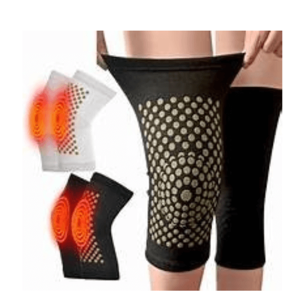 Rodillera de soporte autocalentable, rodillera cálida para artritis, alivio del dolor articular, cinturón de recuperación de lesiones, masajeador de rodilla, calentador de piernas, 2 uds.