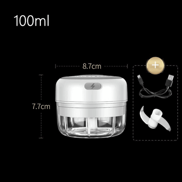 Electric Mini Food Chopper - 100ml and 250ml.