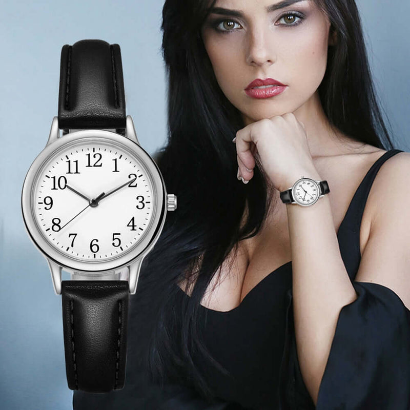 Relojes casuales de cuero para mujer de Mstiang