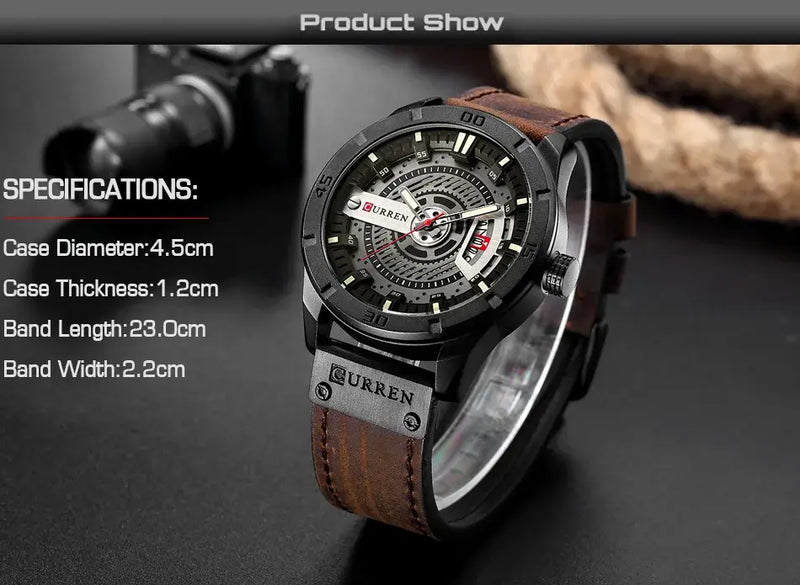 CURREN Men's Sports Watch M8301-Beat Time in Style!