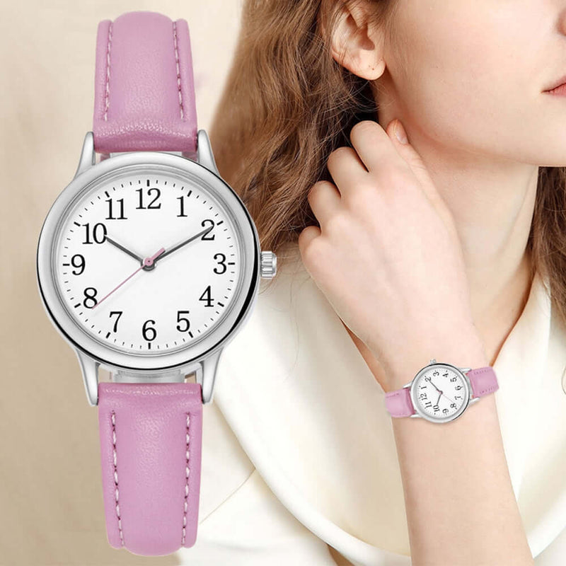 Relojes casuales de cuero para mujer de Mstiang