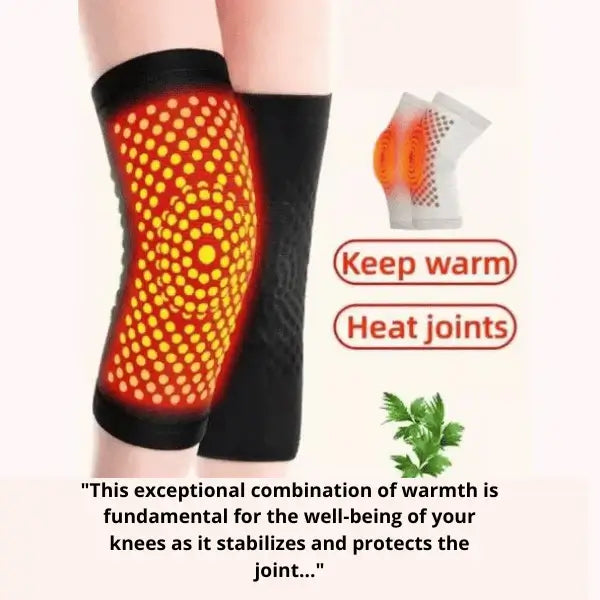 "Knee Comfort Solution: Self-Heating Support Knee Pads"