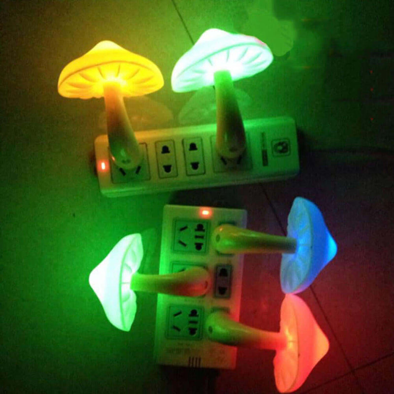 Mushroom Led Socket Lamp "Relaxing Nights for Babies