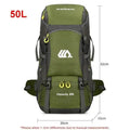 BackpaCK 50 lL.. Waterproof for Travel