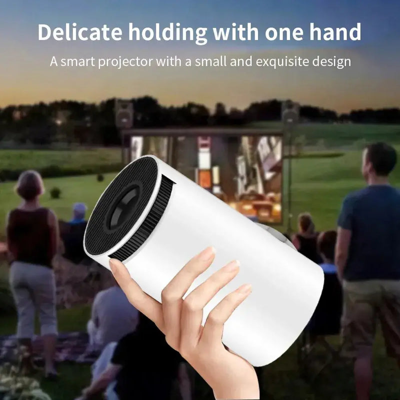 Proyector HY300 estilo libre para SAMSUNG XiaoMi Android WIFI Home Cinema 720P al aire libre 1080P 4K compatible con HDMI USB