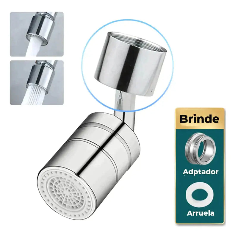 Adaptador universal antisalpicaduras para extensión de boquilla de grifo de baño 