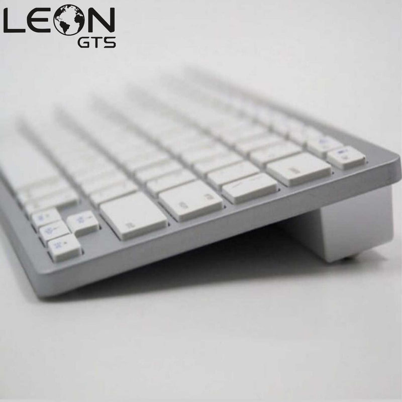 Teclado inalámbrico - Bluetooth de alta calidad - color blanco - LEON GTS - JP50