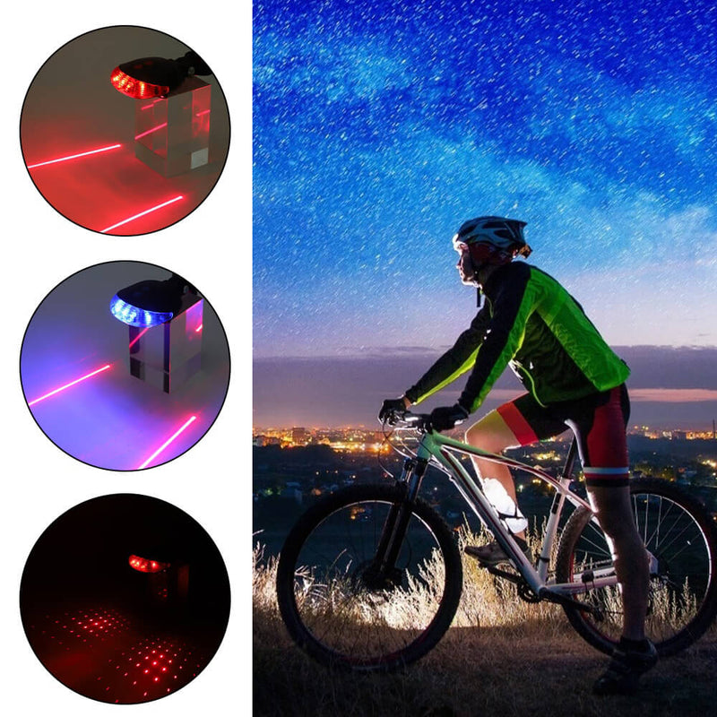 Luz trasera de bicicleta LED impermeable