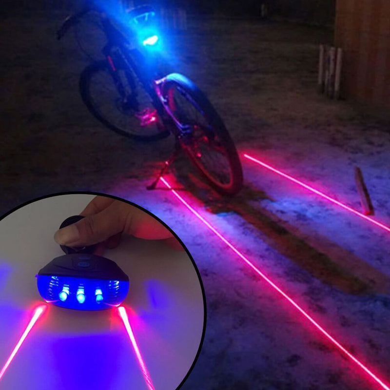 Luz trasera de bicicleta LED impermeable