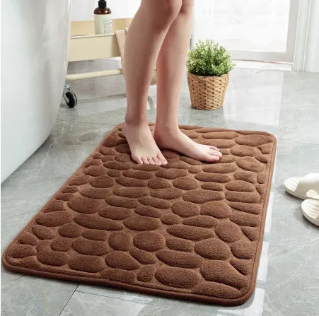 "Relajación celestial: la alfombra de baño súper suave para tu baño"