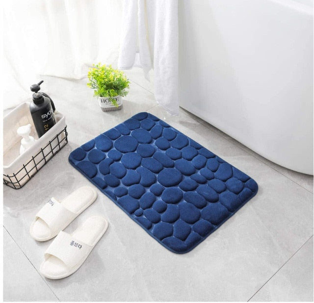 "Relajación celestial: la alfombra de baño súper suave para tu baño"